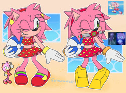 Size: 1280x945 | Tagged: safe, artist:flameheart87, amy rose