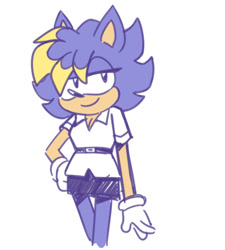 Size: 443x492 | Tagged: safe, artist:jadeyarts, bernadette hedgehog