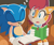 Size: 476x400 | Tagged: safe, artist:angiethecat, sally acorn, sonic the hedgehog, chipmunk, hedgehog, 2026, archie sonic the hedgehog, book, couch, duo, female, holding something, looking at them, male, open mouth, reading, sally x sonic, sally's ringblader outfit, shipping, sleeping, straight, zzz