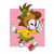 Size: 1280x1280 | Tagged: safe, artist:holasoyleyla, amy rose, hedgehog, 2025, blushing, clothes, cute, eimi the hedgehog, eimibetes, female, heart, mouth open, open smile, running, skirt, smile, smiling at viewer, solo, sonic the hedgehog (shogakukan), treads, v sign, wink