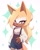 Size: 1638x2048 | Tagged: safe, artist:kazuna_endi, whisper the wolf, wolf, 2024, alternate outfit, beautiful, clothes, dress, female, fully clothed, hand on hip, looking at viewer, pose, smile, smiling at viewer, solo, sparkles, standing