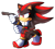 Size: 1024x924 | Tagged: safe, artist:proboom, shadow the hedgehog, hedgehog, 2015, crouching, frown, gun, holding something, looking offscreen, male, meme, pistol, simple background, solo, transparent background, weapon