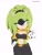 Size: 1536x2048 | Tagged: safe, artist:soranygyart, surge the tenrec, pointing at viewer, white background