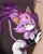 Size: 1648x2048 | Tagged: suggestive, artist:soranygyart, blaze the cat, 2026, against wall, cleavage, leaning forward, looking at viewer, solo