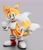 Size: 1772x2048 | Tagged: safe, artist:gameguybenn, artist:garbonzobeanguy, miles "tails" prower, fox, 2026, 3d, clenched fist, grey background, looking at viewer, male, mouth open, open smile, reaching out, simple background, smile, smiling at viewer, solo, standing