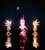 Size: 3012x3321 | Tagged: safe, artist:panhaley54803, blaze the cat, burning blaze, shadow the hedgehog, sonic the hedgehog, super shadow, super sonic, cat, hedgehog, black background, female, fire, from behind, male, reflection, simple background, standing, super form, trio