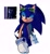 Size: 1897x2048 | Tagged: safe, artist:astraalforest, sonic the hedgehog, hedgehog, sonic riders: zero gravity, 2026, ark of the cosmos, clenched fists, eyewear on head, looking offscreen, male, mouth open, redraw, reference inset, riders outfit, solo, standing, sunglasses