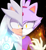 Size: 2343x2538 | Tagged: safe, artist:lunaerim, blaze the cat, silver the hedgehog, cat, hedgehog, blaze x silver, duo, female, flame, looking at viewer, male, psychokinesis, shipping, straight