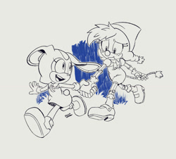 Size: 1280x1157 | Tagged: safe, artist:bzart55, belle the tinkerer, cream the rabbit