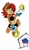Size: 750x1280 | Tagged: safe, artist:lukitheangelxd, sally acorn, sonic the hedgehog, chipmunk, hedgehog, 2015, duo, female, heart, holding something, lipstick, looking at each other, male, nosebleed, open mouth, pose, ring, sally x sonic, sally's ringblader outfit, shipping, simple background, smiling at them, sparkles, speech bubble, straight, surprised, white background