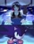 Size: 1536x2048 | Tagged: safe, artist:superguy551, sonic the hedgehog, 2025, breasts, chainsaw man, crossover, crossover shipping, duo, ellen joe, female, humanoid, male, partially submerged, shipping, straight, water, zenless zone zero