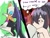 Size: 2048x1536 | Tagged: suggestive, artist:superguy551, rouge the bat, human, 2025, bootyfull rouge, butt, crossover, crossover shipping, drinking, duo, english text, holding something, lesbian, mug, shipping, smile, thought bubble, wink, zenless zone zero, zhu yuan
