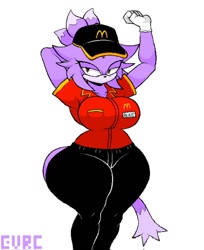 Size: 968x1186 | Tagged: safe, artist:evrc, blaze the cat