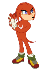 Size: 714x1098 | Tagged: safe, artist:c-puff, knuckles the echidna
