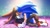 Size: 1200x675 | Tagged: safe, artist:krazyelf, shadow the hedgehog, sonic the hedgehog, hedgehog, blushing, chest fluff, duo, eyes closed, field, flower, gay, gloves, holding hands, kiss, kiss on lips, male, shadow x sonic, shipping, shoes