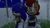 Size: 1920x1080 | Tagged: safe, artist:apoc-hedgie, artist:howteyoarts, artist:jackyd, sally acorn, sonic the hedgehog, chipmunk, hedgehog, 2022, 3d, artist name, blender (medium), duo, english text, female, holding something, male, not amused, outdoors, rain, sally x sonic, shipping, straight, umbrella, walking