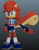 Size: 668x864 | Tagged: safe, artist:steelyproductions, sally acorn, chipmunk, hybrid, squirrel, 2026, 3d, alternate outfit, alternate universe, blender, female, gradient background, hand on hip, redesign, solo, standing
