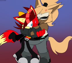 Size: 2048x1781 | Tagged: safe, artist:fartist2020, fiona fox, whisper the wolf