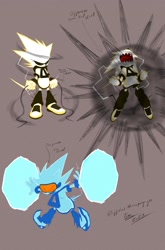 Size: 1354x2048 | Tagged: safe, artist:superguy551, oc, 2023, electricity, english text, female, oc only, simple background, solo, standing