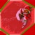 Size: 2048x2048 | Tagged: safe, artist:superguy551, oc, oc:passion the tenrec, tenrec, 2022, abstract background, bag, christmas, english text, female, goggles, goggles on head, hat, holding something, mouth open, oc only, open smile, red background, santa hat, smile, solo, wink