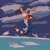 Size: 2048x2048 | Tagged: safe, artist:superguy551, cream the rabbit, sonic the hedgehog, hedgehog, rabbit, 2022, carrying them, clouds, duo, eyes closed, female, flying, holding hands, looking down, male, outdoors, splash, water