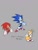 Size: 768x1024 | Tagged: safe, artist:superguy551, knuckles the echidna, miles "tails" prower, sonic the hedgehog, 2021, grey background, grin, male, mouth open, simple background, smile, standing, team sonic, trio, wink