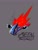 Size: 1536x2048 | Tagged: safe, artist:superguy551, metal sonic, 2021, character name, fire, grey background, robot, simple background, solo