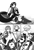 Size: 1015x1500 | Tagged: suggestive, artist:superguy551, amy rose, sonic the hedgehog, human, comic:you're gonna wanna take a seat for this one, 2026, chie satonaka, comic, crossover, crossover shipping, darkstalkers, ellen joe, female, greyscale, group, humanoid, lidded eyes, lilith (darkstalkers), looking at them, lying down, male, monochrome, mouth open, persona (series), shipping, sitting, sitting on them, smile, straight, zenless zone zero