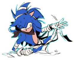 Size: 1208x981 | Tagged: safe, artist:_gott0008, sonic the hedgehog, 2026, male, simple background, solo, sonic boom (tv), white background