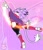 Size: 1765x2048 | Tagged: safe, artist:cabezillaart, blaze the cat, cat, arms out, echo background, female, fire, frown, lidded eyes, looking at viewer, looking back, looking back at viewer, no pupils, outline, solo, standing on one leg, white outline