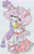 Size: 1920x3109 | Tagged: safe, artist:realgodzilla1998yt, amy rose, blaze the cat, 2026, amy x blaze, duo, eyes closed, holding each other, kiss, kiss on lips, lesbian, shipping, simple background, traditional media, treads, white background