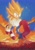 Size: 1424x2048 | Tagged: safe, artist:jadepesky, sally acorn, sonic the hedgehog, super sonic, chipmunk, hedgehog, 2026, archie sonic the hedgehog, cloud, duo, female, floating, flower, flower field, heart, holding something, looking at each other, male, outdoors, sally x sonic, sally's vest and boots, shipping, smiling at them, sparkles, standing, star (sky), straight, super form