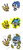 Size: 350x750 | Tagged: safe, artist:marimo838, sonic the hedgehog, hedgehog, comic, crossover, duo, electricity, electrocution, eyes closed, hurt, looking at each other, looking at them, pikachu, pokemon, ring, shield, simple background, standing, white background