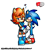 Size: 709x709 | Tagged: safe, artist:shaythehedgehog97, sally acorn, sonic the hedgehog, chipmunk, hedgehog, 2014, archie sonic the hedgehog, blushing, duo, english text, female, heart, holding hands, link, looking at them, looking offscreen, male, sally x sonic, sally's ringblader outfit, shipping, shy, smile, smiling at them, standing, straight, transparent background