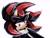 Size: 2048x1536 | Tagged: safe, artist:barcinim, shadow the hedgehog, hedgehog, blushing, looking at viewer, male, simple background, solo, white background