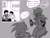 Size: 2048x1536 | Tagged: safe, artist:superguy551, sonic the hedgehog, human, 2026, crossover, crossover shipping, darkstalkers, duo, english text, eyes closed, grey background, greyscale, kneeling, lilith (darkstalkers), looking at them, monochrome, mouth open, redraw, reference inset, shipping, shouting, simple background, sketch, speech bubble, standing, straight