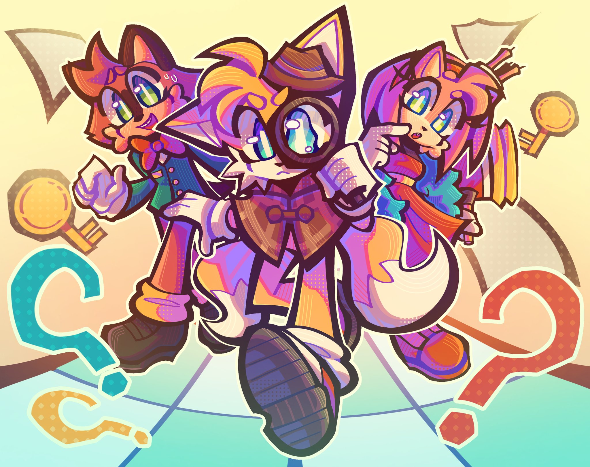 71857 - safe, artist:gottagoblast, amy rose (sonic), miles tails