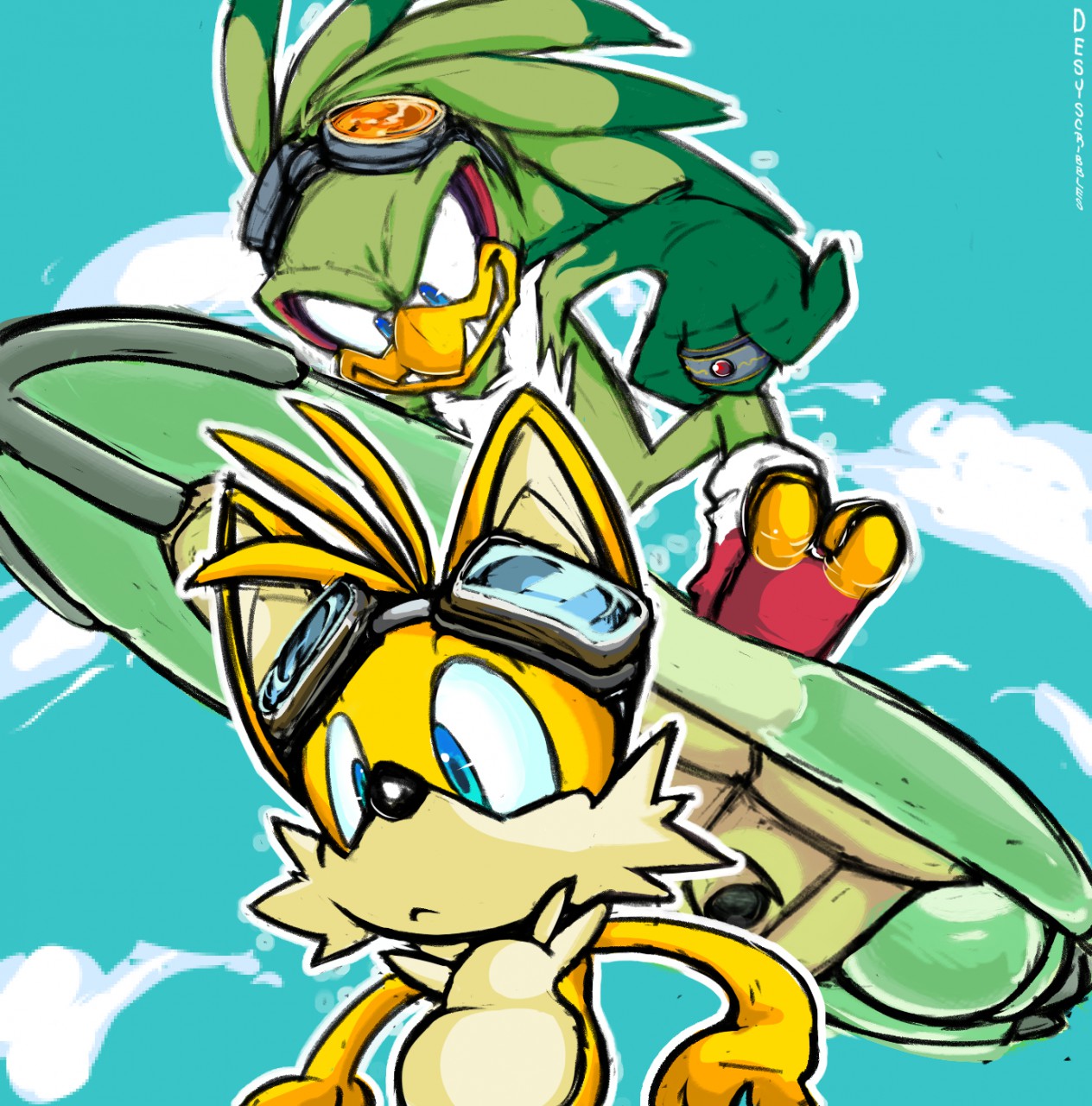 12595 safe, artistittybittyhorrorsilly, jet the hawk, bird, fox