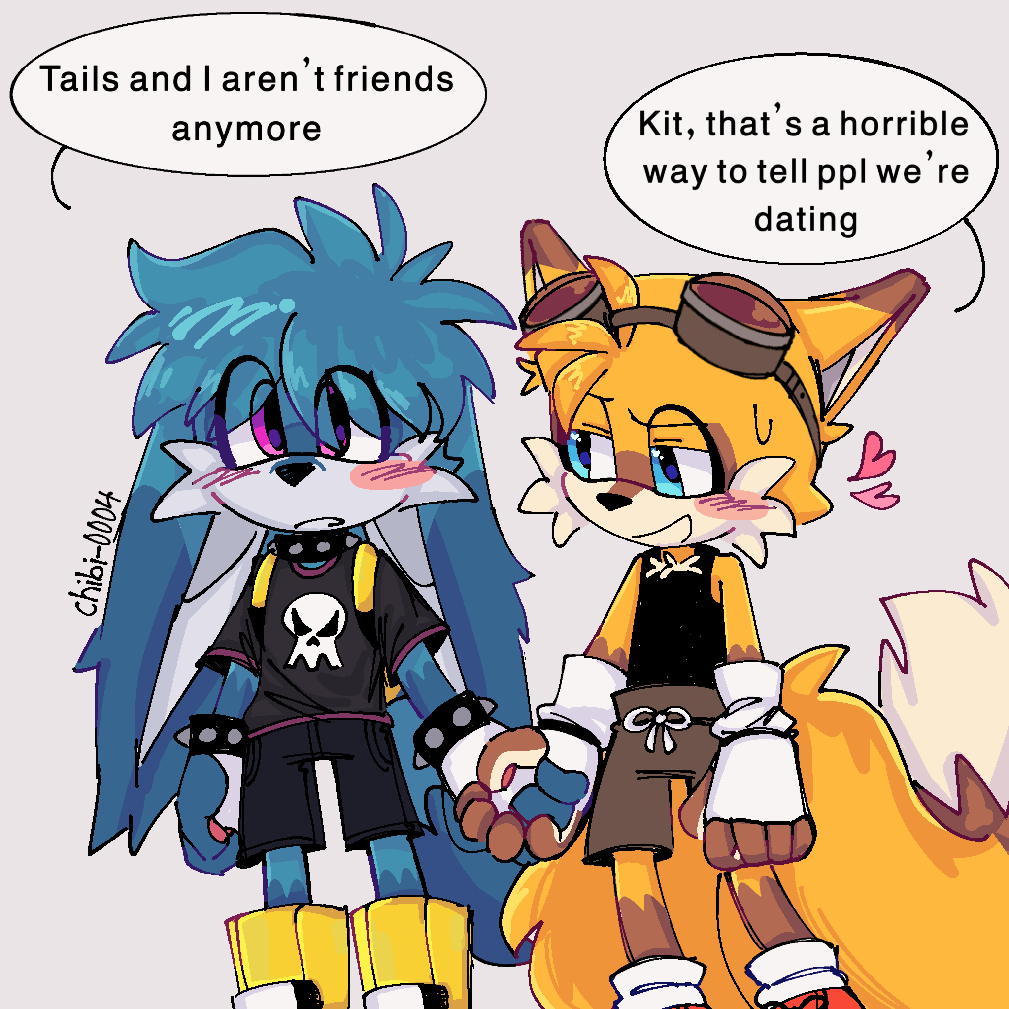 13154 Safe Artistchibi 0004 Kit The Fennec Miles Tails Prower Fox Clothes Dialogue 0087