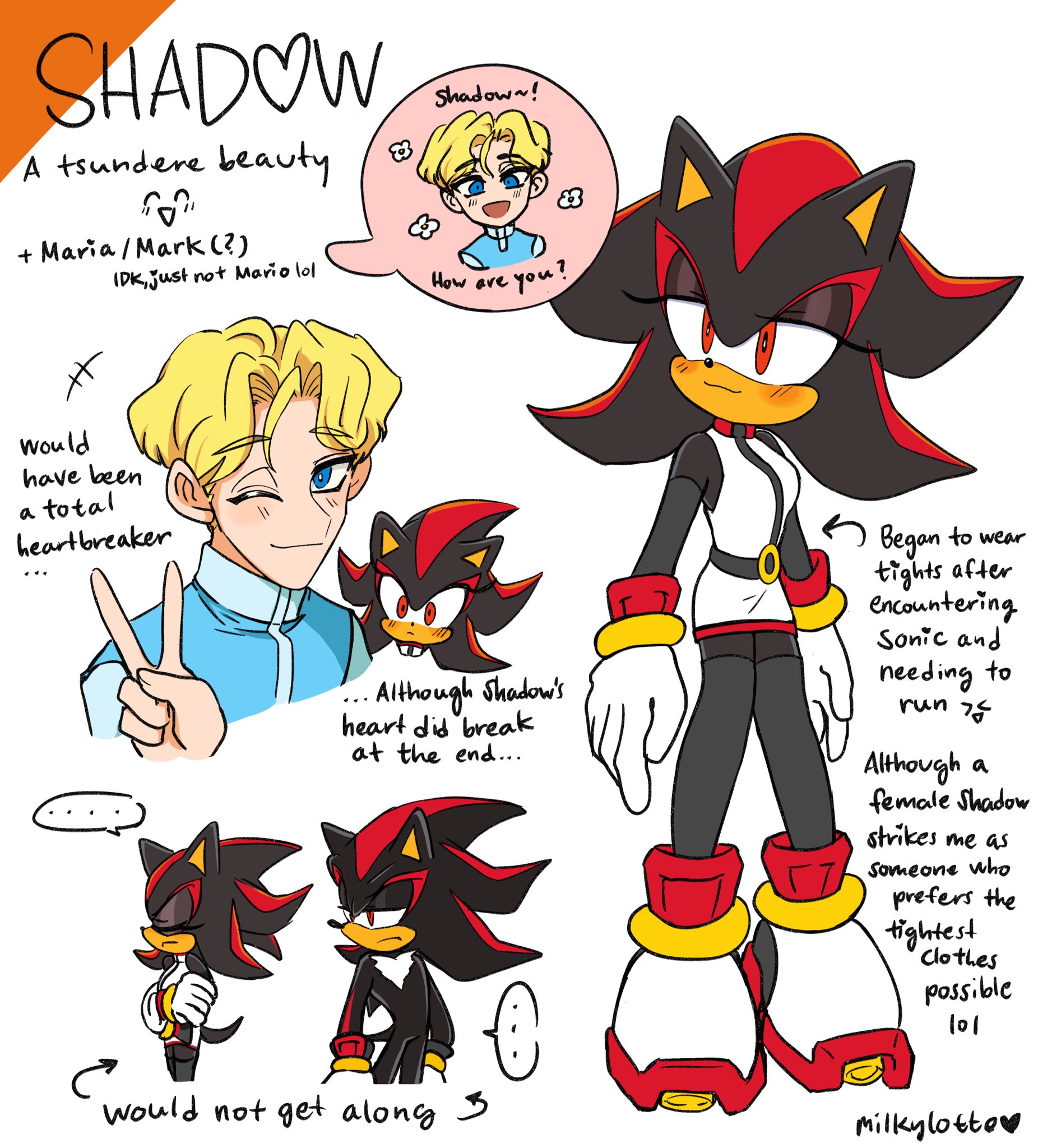 1717 Safe Maria Robotnik Shadow The Hedgehog Dialogue Gender Swap Artmobiussocial