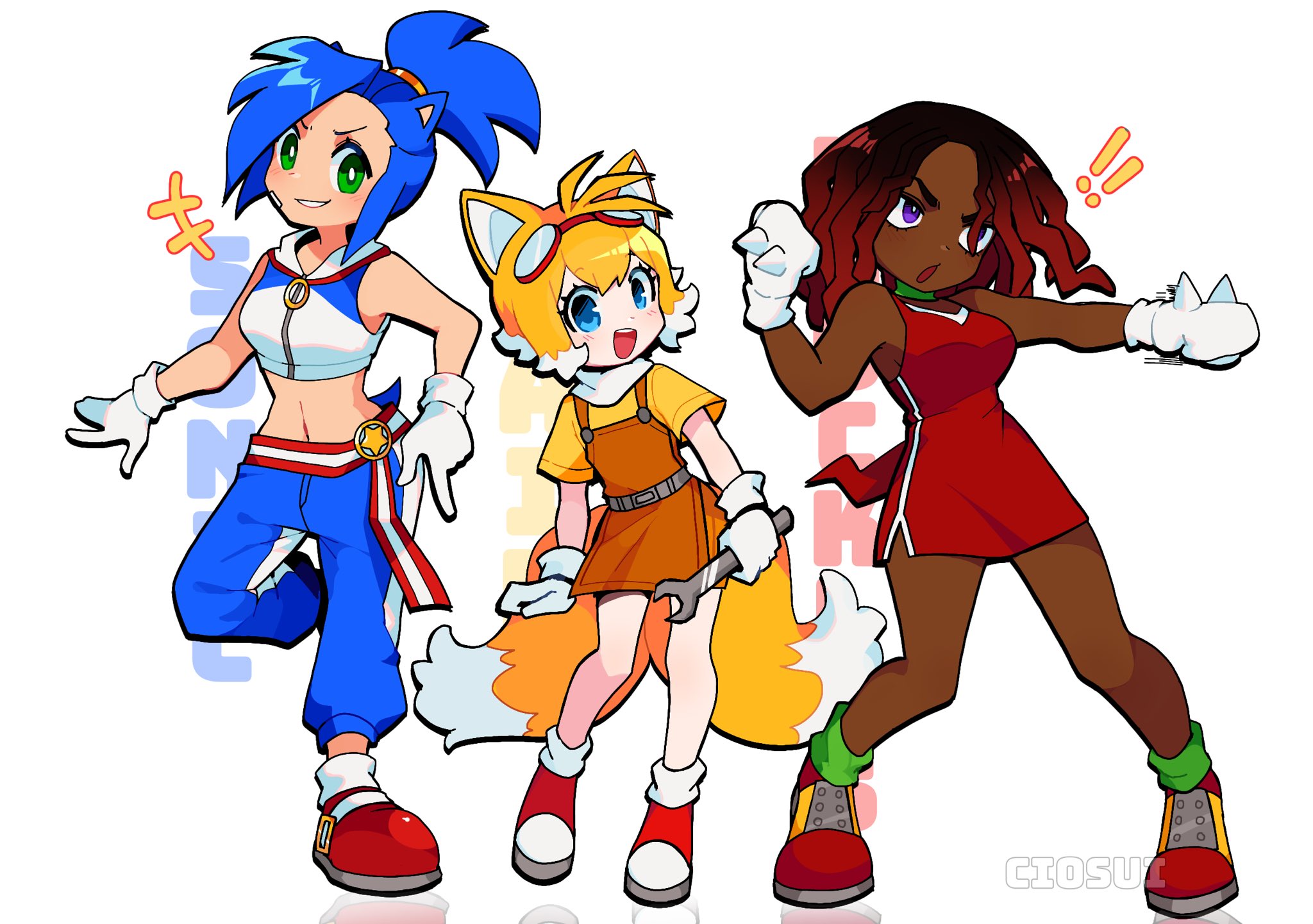 3004 Safe Artistciosuii Knuckles The Echidna Miles Tails Prower Sonic The Hedgehog 1203