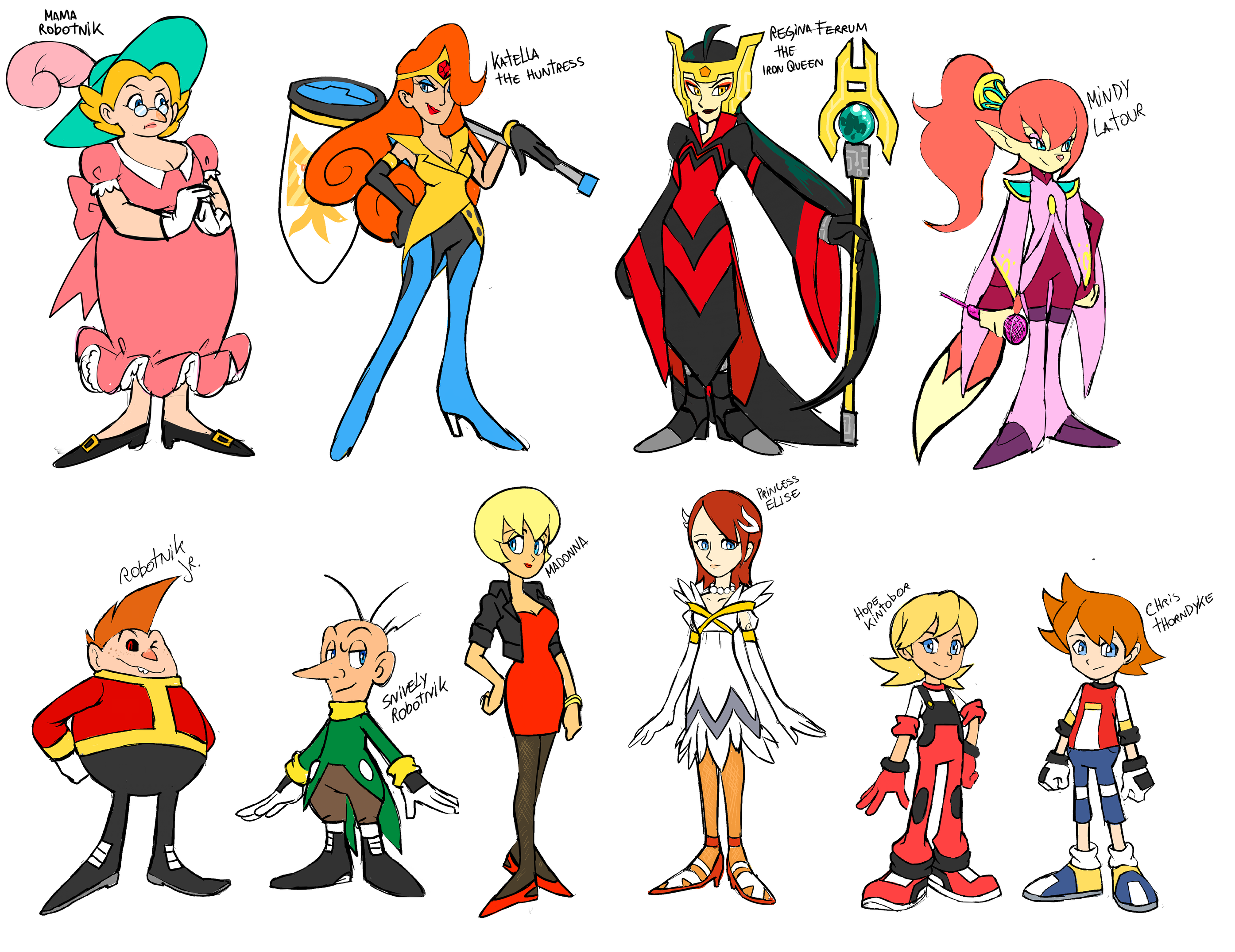 3624 safe, artistdrawloverlala, iron queen, katella the huntress