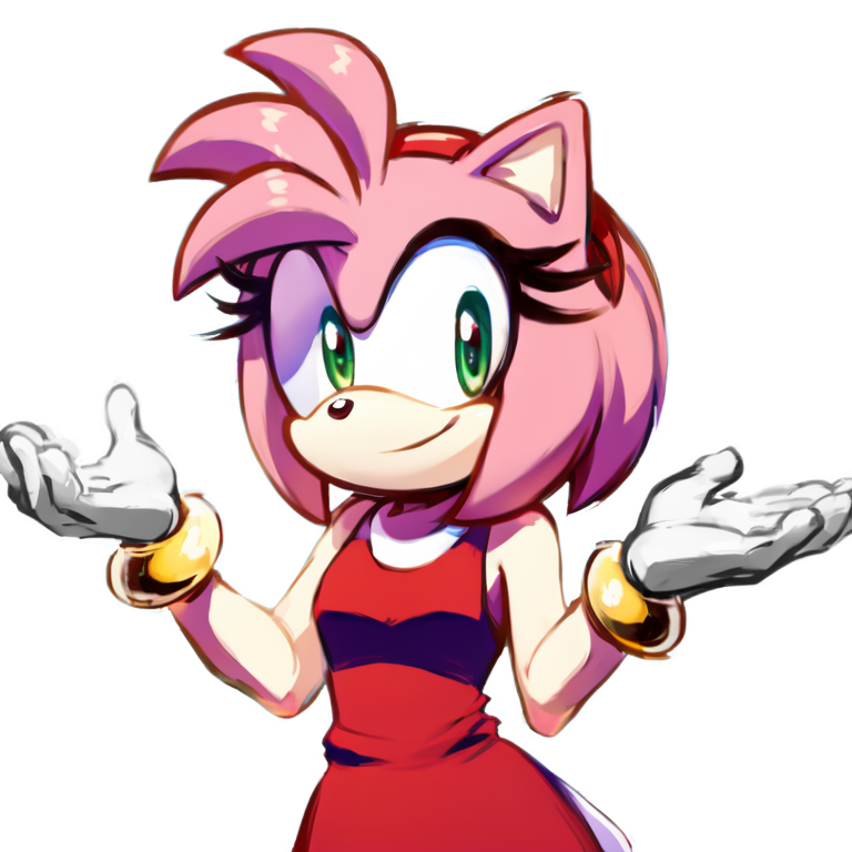 16537 Safe Ai Art Artist Mobians Ai Amy Rose Hedgehog Edit