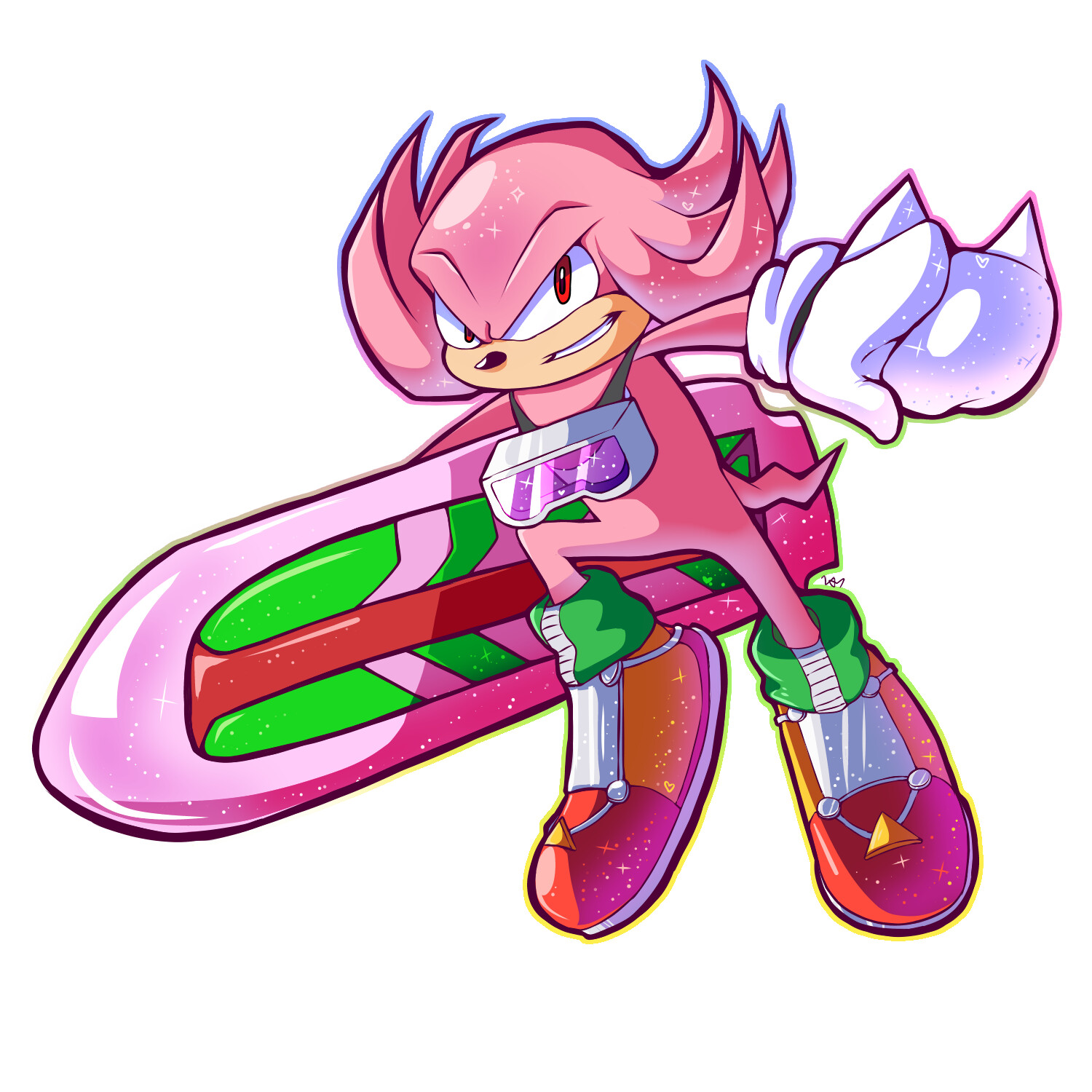 9411 safe, artistpeepo, knuckles the echidna, super knuckles